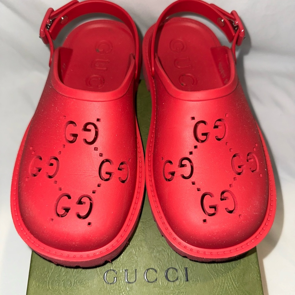 Kids Gucci Rubber Slide - Picture 2 of 5